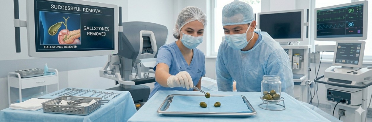 Gallstone Removal Surgery illustration