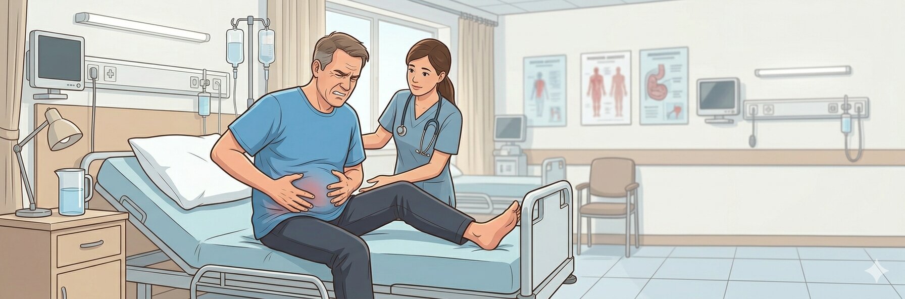 Hernia Repair Surgery (Hernioplasty) illustration