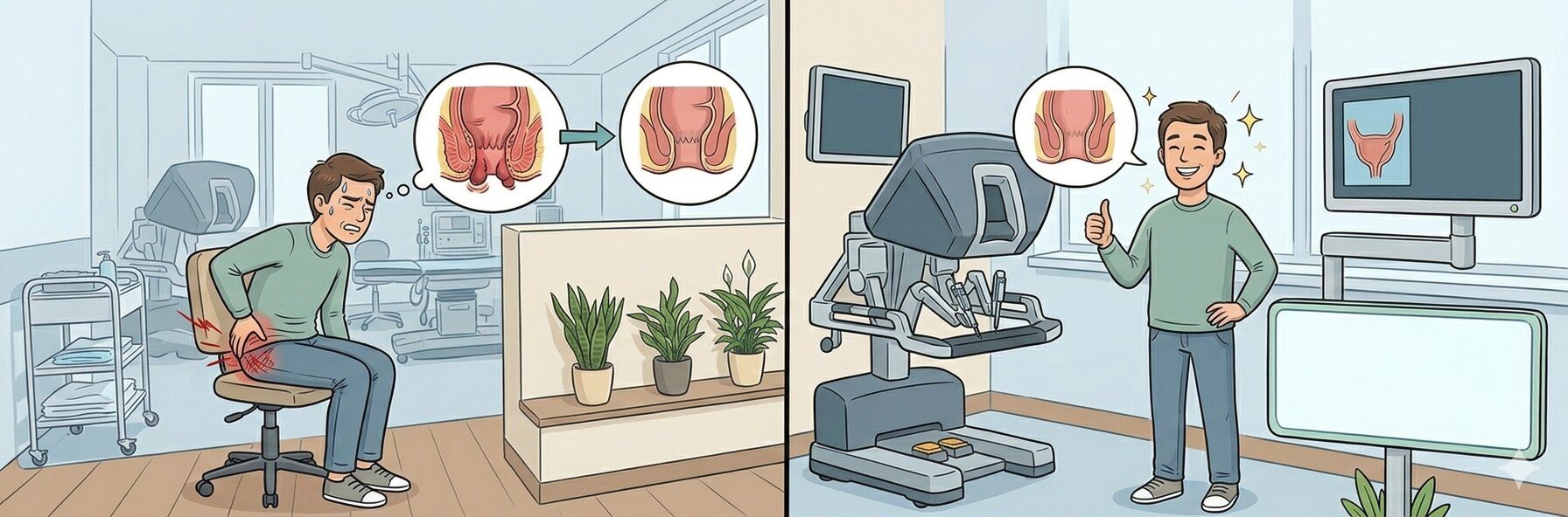 Piles Surgery illustration